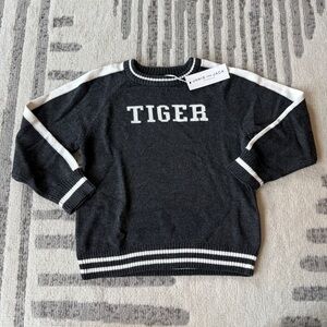 NWT Janie & Jack TIGER Knit Sweater